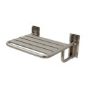 Banco p/ Banho Articulado Gradeado Inox 70x45cm - Construinox